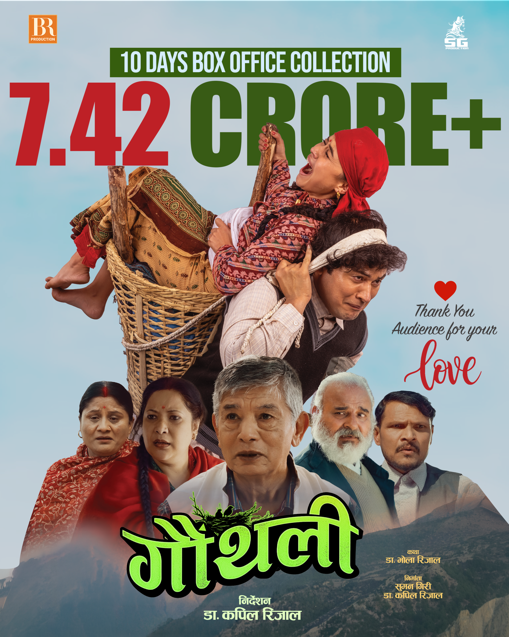 ‘गौंथली’को बक्स अफिसमा दबदबा, १० दिनमै ७ करोडभन्दा बढी कमाइ